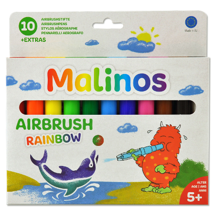 Airbrush Rainbow 10er Pustestifte